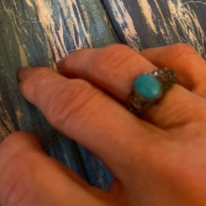 925Sterling Silver SIZE 6 Turquoise Ring